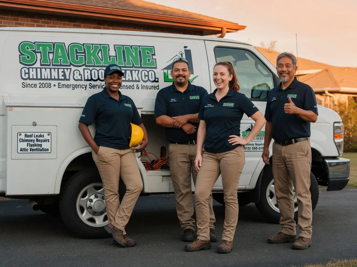 Chimney flashing repair company in Minooka, IL